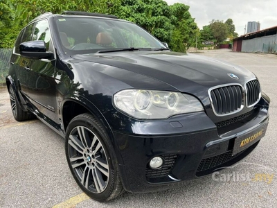 Used 2013 BMW X5 3.0 xDrive30I SUV/BLACK BODY/7 SEATER/PANORAMIC ROOF/FULL BROWN LEATHER SETS/M-SPORT ORIGINAL/HEAD UP DISPLAY/SURROUND CAMERA/PADDLE SHIFT - Cars for sale