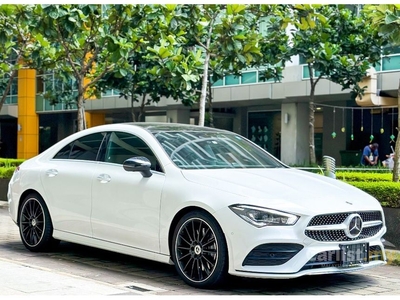 Recon FULLY LOADED UNIT / 2020 Mercedes-Benz CLA250 2.0 4MATIC AMG Coupe / 360 CAM / HUD / RED LEATHER / PANROOF / 15K KM / 5A / 5 YEARS WARRANTY - Cars for sale