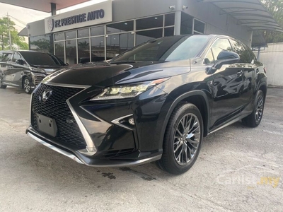 Recon 2018 Lexus RX300 2.0 F Sport SUV HEAD UP DISPLAY SIDE BACK CAMERA RED INTERIOR JAPAN SPEC GRADE 4.5B UNREGS - Cars for sale