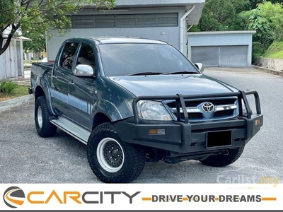 Used OTR PRICE 2009 Toyota Hilux 2.5 G Pickup Truck FULL SERVICE RECORD TOYOTA 140K KM ONLY - Cars for sale