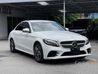 Recon BEST OFFER 2018 Mercedes-Benz C180 1.6 AMG Sedan FACELIFT/FREE WARRANTY/FREE SERVICE/FREE POLISH/LOW MILEAGUE - Cars for sale