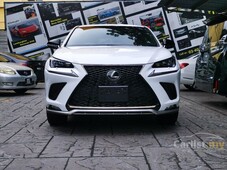 recon 2019 lexus nx300 2.0 f sport suv - black & red leather seat, three-beam led projector headlamps, power sunroof - cars for sale