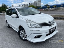 used 2017 nissan grand livina 1.8 a 7 seater mpv impul b kits android player hd camera roof monitor leather seat full service record - cars for sale