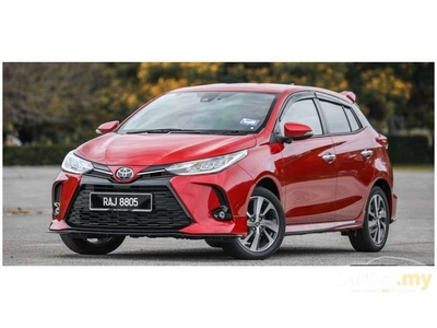 New 2023 Toyota Yaris 1.5E AT (READY STOCK) PUTIH - Cars for sale