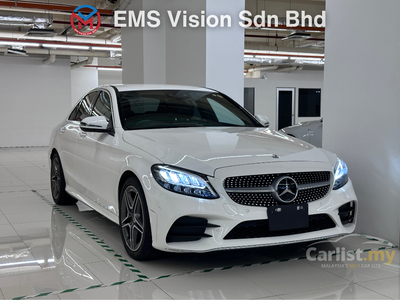 Recon 2019 Mercedes-Benz C200 1.5 AMG Line Sedan- JAPAN SPEC/ WELL TAKE CARE/ LADY OWNER/ GRADE 5A REPORT/ PREMIUM SELECTION [ YEAR END SALE ] - Cars for sale
