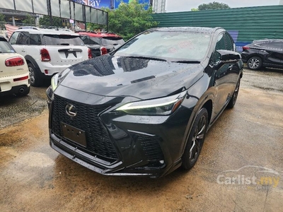 Recon 2022 Lexus NX350 2.4 F Sport Fully Loaded Grade 5A With Panroof / 360 Camera / DIM / BSM / HUD / Digital Meter / Lane Assists / Pre Crash / Unregister - Cars for sale