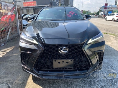 Recon 2022 Lexus NX350 2.4 TURBO F SPORT PANROOF/360 CAMERA/HUD/TRD BODYKIT/RED INTERIOR/ELECTRIC MEMORY SEAT/ - Cars for sale
