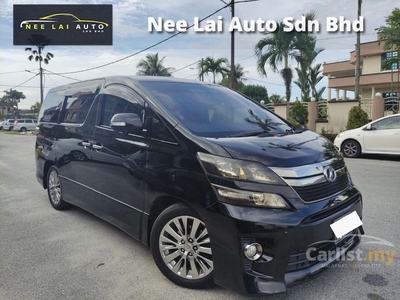 Used 2013/2018 Toyota Vellfire 2.4 Z Golden Eyes TIPTOP CONDITION FREE TINTED FREE WARRANTY FREE SERVICES - Cars for sale