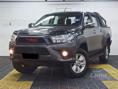Used 2017 Toyota Hilux 2.4 G Pickup Truck NO OFF ROAD MALAY LADY OWNER 1 YEAR WARRANTY FULL LEATHER SEAT KEYLESS PUSH START REVERSE CAM - Cars for sale