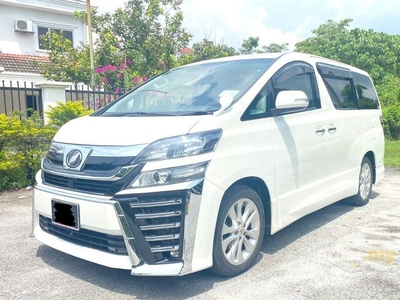 Used TOYOTA VELLFIRE 2.4 (A) Z- PLATINUM MPV 7 SEATHER FACELIFT WELL MAINTAINED LOW MILEAGE CAREFUL OWNER - Cars for sale