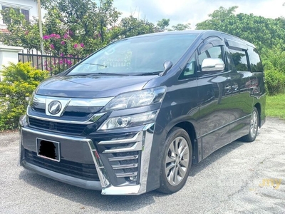 Used TOYOTA VELLFIRE 2.4 Z PLATINUM 7 SEATHER FACELIFT POWER DOOR/ BOOT LOW MILEAGE WELL MAINTAIN TIPTOP CONDITION CAREFUL OWNER ACCIDENT FREE - Cars for sale