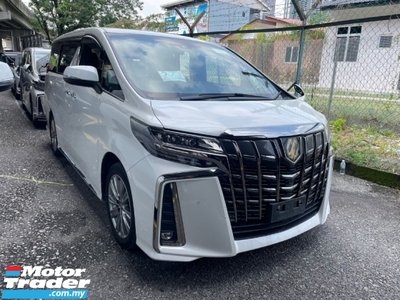 2020 TOYOTA ALPHARD 2.5 TYPE GOLD SUNROOF MOONROOF 3 LED PROJECTOR HEADLAMPS APPLE CAR PLAY WITH REAR MONITOR