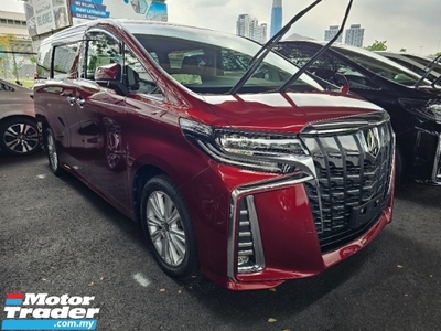 2021 TOYOTA ALPHARD 2.5 S Spec High Grade 8 Seaters Apple Carplay Android Auto Reverse camera Unregistered