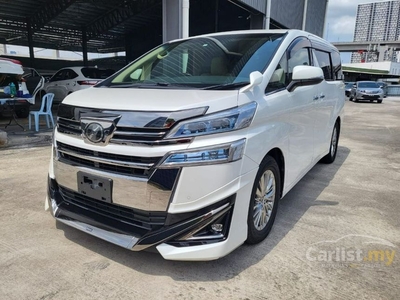 Recon 2018 Toyota Vellfire 2.5 V Edition, Beige Full Leather Interior - Cars for sale