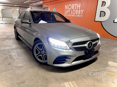 Recon 2019 Mercedes-Benz C180 1.6 AMG FACELIFT/ 2 ELECTRIC & MEMORY SEAT/ LEATHER SEAT/ 18 AMG STAR RIMS/ REVERSE CAMERA/ PCS/ LKA/ BSM - Cars for sale