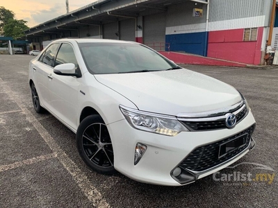 Used 2015 Toyota Camry 2.5 (A) Hybrid-Premium, DOHC 16-Valve 158HP 7 Speed, JBL Premium Audio, GPS Navigation, Full Toyota Service Record, Low Mileage 72K - Cars for sale
