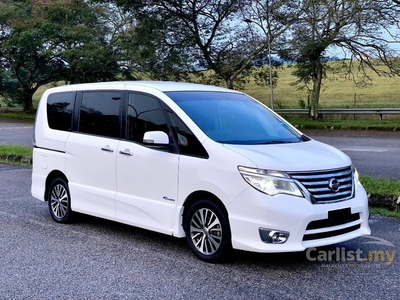 Used 2016 Nissan Serena 2.0 S-Hybrid High-Way Star (A) Full Service Tan Chong Nissan / Accident Free / 1 Owner / Tip Top Original Paint - Cars for sale