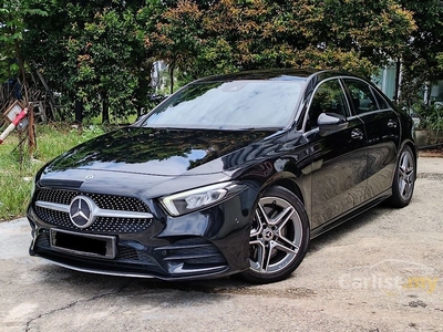 Used 2019 Mercedes-Benz A250 2.0 AMG Line Sedan - REG 2020 / ALCANTARA LEATHER MEMORY SEAT / 360 CAM / PADDLE SHIFT / 1 OWNER / NO ACCIDENT / NO BANJIR - Cars for sale
