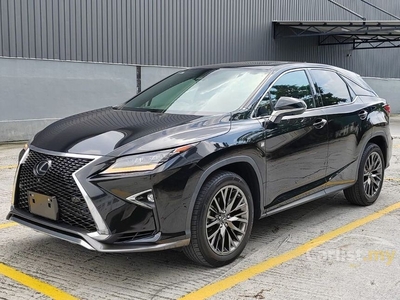 Recon 2018 Lexus RX300 2.0 F SPORT 4CAMERA SUNROOF HUD BSM PBT FULL SPEC 5A CONDITION - Cars for sale