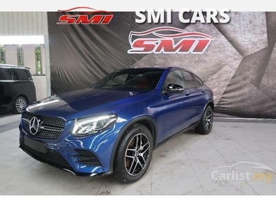 Recon YEAR END SALES 2018 MERCEDES BENZ GLC250 2.0 AMG LINE PREMIUM + 4 MATIC COUPE UNREG SR BURMESTER READY STOCK UNIT FAST APPROVAL - Cars for sale