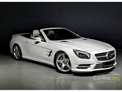 Used 2014 Mercedes-Benz SL350 3.5 AMG Convertible HARD TOP GLASS SUNROOF ORI 61 K MILEAGE UK SPEC TIP TOP CONDITION - Cars for sale