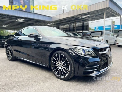 Recon 2019 Mercedes-Benz C180 1.6 AMG Coupe ACTUAL CAR 2 DOOR HIGH SPEC LEATHER PANORAMIC ROOF BSM HUD AMBIENT LIGHT JAPAN UNREG - Cars for sale