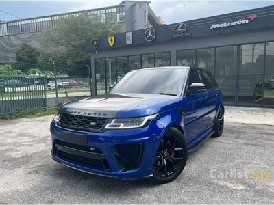 Recon [CARBON PACKAGE] 2018 Land Rover Range Rover Sport 5.0 SVR SUV [PANROOF, MERIDIAN, HUD] - Cars for sale
