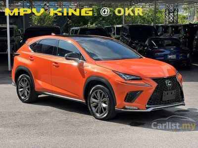 Recon [READY STOCK] 2019 LEXUS NX300 2.0 F SPORT SPECIAL COLOUR / JAPAN SPEC / PANORAMIC ROOF / BLACK INTERIOR / 4 CAM / BSM / UNREGISTERED - Cars for sale