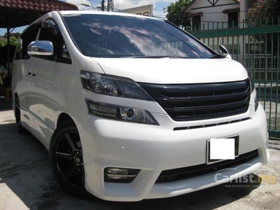 Used 10/15 Toyota Vellfire 2.4 Z Platinum MPV (A) Sunroof MoonRoof 2 Power Doors Power Boot Original Toyota Player 7 Seater Fully Loaded - Cars for sale