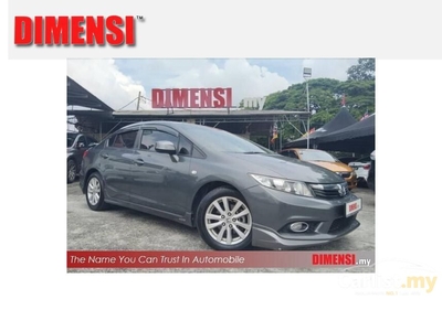 Used 2013 Honda Civic 1.8 S i-VTEC Sedan (A) FULL SET MODULO BODYKIT / SERVICE RECORD / MAINTAIN WELL / ACCIDENT FREE / VERIFIED YEAR - Cars for sale