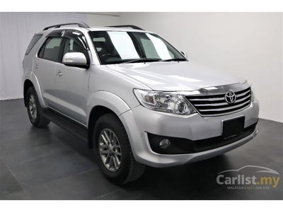 Used 2014 Toyota Fortuner 2.7 V SUV / BLACKLIST CAN LOAN / AKPK CAN LOAN / FULL PREMIUM LEATHER SEAT / ORIGINAL TOYOTA PLAYER / DIGITAL AIRCOND - Cars for sale