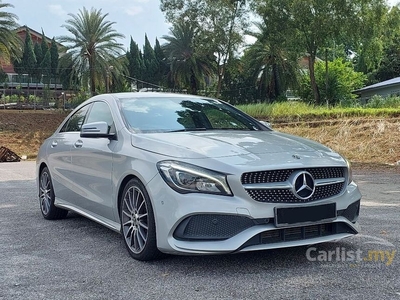 Used 2017 Mercedes-Benz CLA200 1.6 AMG Line Coupe - Facelift model, Paddle Shift, Reverse Camera, Push Start, Free Warranty - Cars for sale