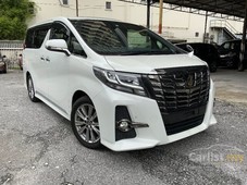 recon 2016 toyota alphard 2.5 g sa mpv type black golden promotion price - cars for sale