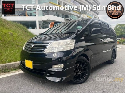 Used 2007 Toyota Alphard 3.0 G 1MZ-FE MPV MZG HOME THEATRE / SUNROOF / POWER BOOT / REVERSE CAM / 1 OWNER - Cars for sale