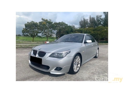Used 2010 Bmw 525i M-SPORTS (CKD) 2.5 FACELIFT (A) E60 SUNROOF 3 DIGITAL PLATE NUMBER - Cars for sale