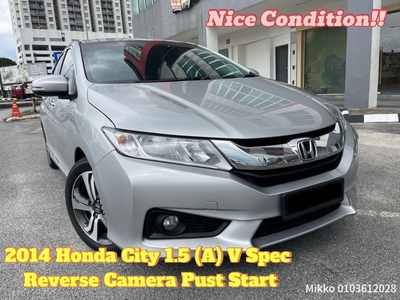 2014 Honda City 1.5 (A) V Spec Reverse Camera Push Start