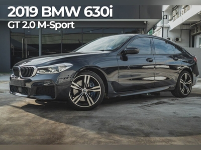 BMW 630i GT 2.0L M-Sport 8 Speed/ Warranty till 2024 Dec/Panaromic Roof/Royal Number SMS/Harmon Kardon /Cognac Brown Leather/Power Boot/HUD