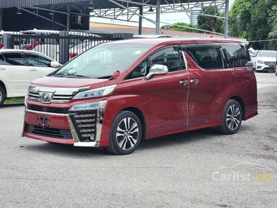 Recon 2018 Toyota Vellfire 2.5 ZG with 5 Years Warranty - Cars for sale