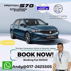 S70 booking now !!