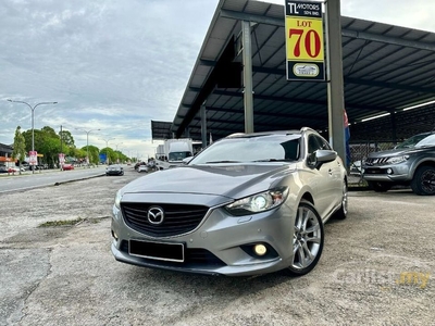 Used 2014 Mazda 6 2.5 SKYACTIV-G Touring Wagon LIMITED 1 UNIT ONLY PTPTN CAN DO NO DRIVING LICENSE CAN DO 1 DAY APPROVAL 1 DAY DELIVER - Cars for sale