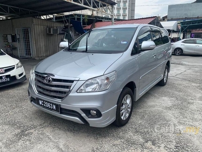 Used 2015 TOYOTA INNOVA 2.0 (A) FACELIFT/ FULL SERVICE RECORD - Cars for sale