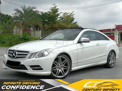 -7SPEED PANOROOF E200 1.8 COUPE 2013 Mercedes Benz