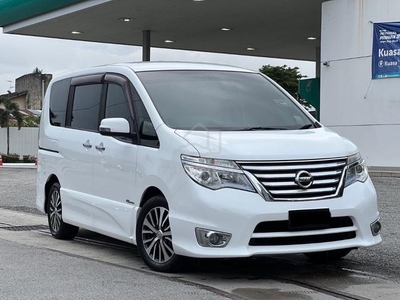Nissan SERENA 2.0(A)ANDROID PLYER LEATHER SEA