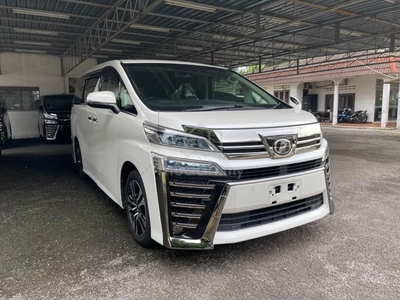 Toyota VELLFIRE 2.5 ZG (A) SUNROOF UNREG 2019