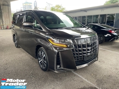 2019 TOYOTA ALPHARD 2.5 SC 3 LED PROJECTOR HEADLAMPS ALPINE PLAYER POWER BOOT DIM BSM SAFETY SYSTEM