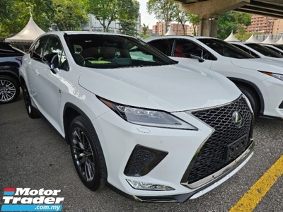 2020 LEXUS RX300 2.0 F Sport Sunroof 3 LED Blind Spot Monitor Head Up Display 5 Years Warranty Power Boot Unregister