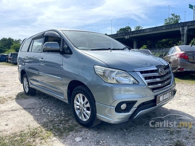 Used Facelift Model,Full Bodykit,Leather 8 Seater,Android Player,Auto Climate,Rear A/C Blower,ABS,Steering Audio Control-2015 Toyota Innova 2.0 G (A) MPV - Cars for sale