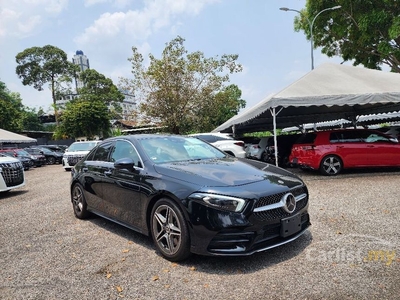 Recon 2019 Mercedes-Benz A250 2.0 AMG Line Sedan - Japan - 4 Camera, Head Up Display, Panoramic Roof - Cars for sale