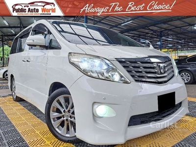 Used Toyota ALPHARD 2.4 G PREMIUM (A) SUNROOF POWER BOOT 7SEAT WARRANTY - Cars for sale