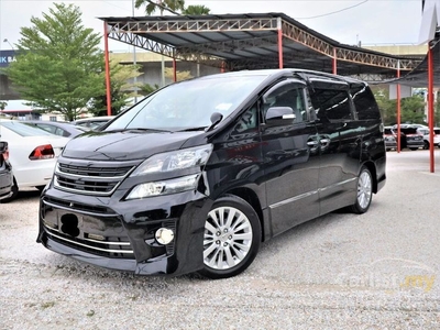 Used 2012/2013 Toyota Vellfire 2.4 Z G Edition(A) FULL SPEC / ONE OWNER ONLY / FREE 1 YEARS WARRANTY / LOAN STILL AVAILABLE - Cars for sale